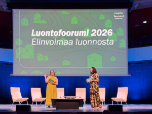 Luontofoorumi 2026 elinvoimaa luonnosta juontajat